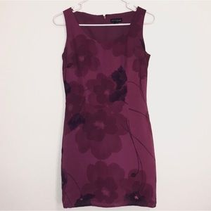 Vintage Ann Taylor Floral Silk Dress size 6